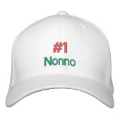 #1 Nonno Custom Baseball Pet (Voorkant)