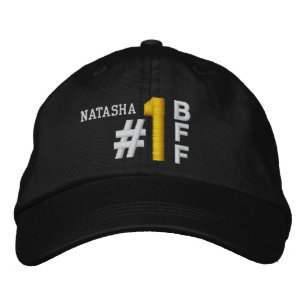 #1 Nummer Een BESTE VRIEND BFF ZWART Pet V02