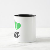 #1 Nummer Een Golfer moeder moederdag Golf Gift Mok (Midden)