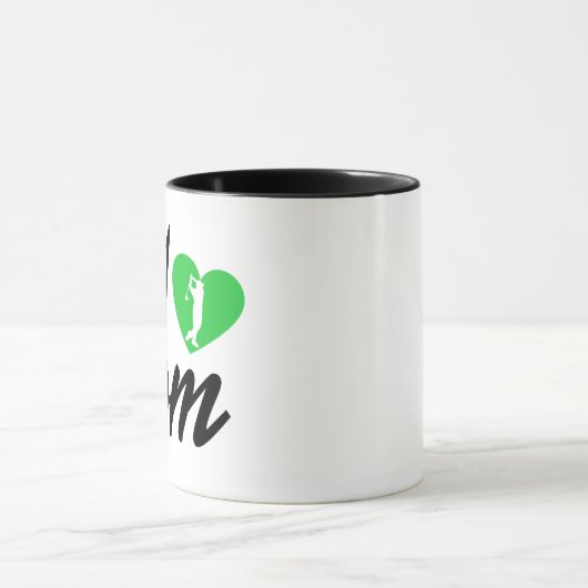 #1 Nummer Een Golfer moeder moederdag Golf Gift Mok (Midden)