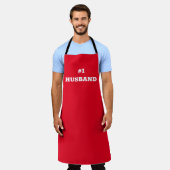 #1 Nummer één man Schort (Gedragen)