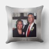 1 of 2 Foto 60e Jubileum Cadeaus voor ouders Kussen (Achterkant)