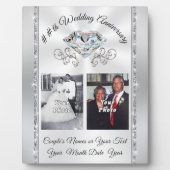 1 of 2 Foto Huwelijksjubileum Plaquettes, Elk JAAR Fotoplaat (Voorkant)