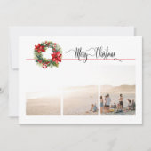 1 of 3 foto met kerstkrans (Voorkant)