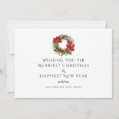 1 of 3 foto met kerstkrans (Achterkant)