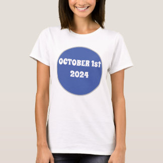1 oktober 2024 t-shirt