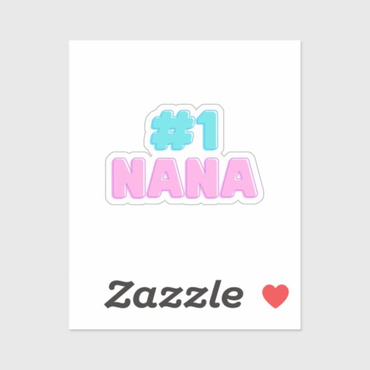#1 Oma Sticker (Vel)