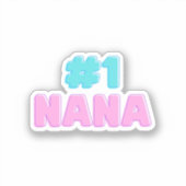 #1 Oma Sticker (Voorkant)