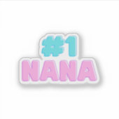 #1 Oma Sticker (Voorkant)