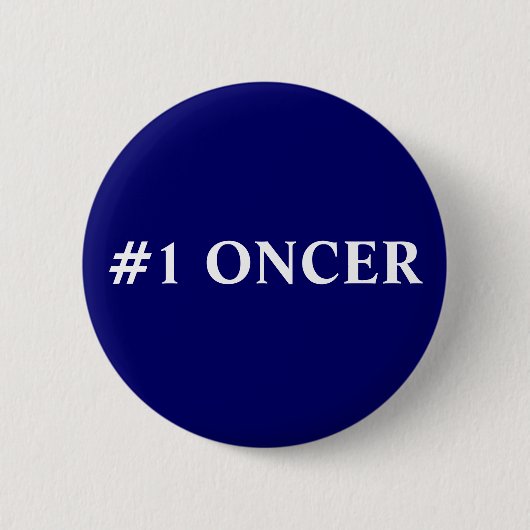 #1 ONCER RONDE BUTTON 5,7 CM (Voorkant)