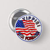 1.Oorlog voor altijd beter Ronde Button 5,7 Cm (Voorkant /achterkant)