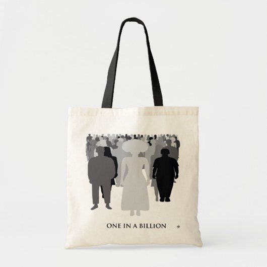 1 op 1 miljard tote bag (Voorkant)