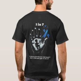 "1 op 7" T-shirt ter voorkoming van kindermishande