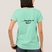 # 1 op Santas' lijst... T-shirt (Achterkant)