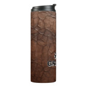 #1 Opa leerlook Thermosbeker (Gedraaid links)