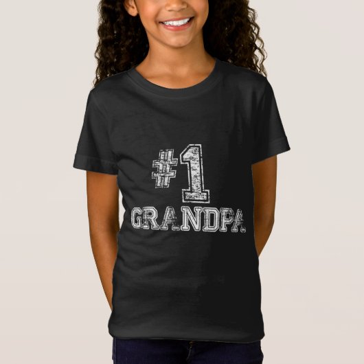 1 opa - nummer één Vaderdag cadeau T-shirt (Voorkant)