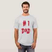 # 1 Pa - Funny Father Gift T-shirt (Voorkant volledig)