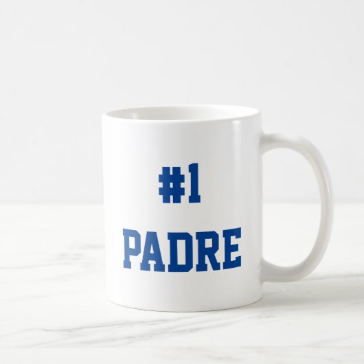 #1 Padre - regalo para el día del padre Koffiemok (Rechts)