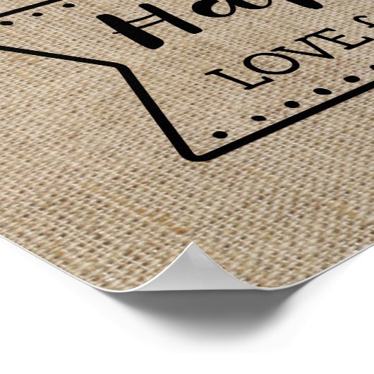 1 Pap Birthday Cute Monogram Poster (Hoek)