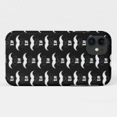 #1 Pap Black en White Mustache - Nummer 1 Case-Mate iPhone Case (Achterkant (horizontaal))