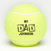 #1 Pap Black en White Tennisballen (Achterkant)