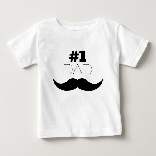 #1 Pap Black Mustache - Nummer 1 (Voorkant)