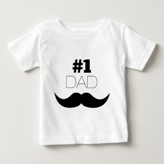 #1 Pap Black Mustache - Nummer 1 (Voorkant)