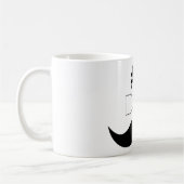 #1 Pap Black Mustache - Nummer 1 Koffiemok (Links)