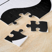 #1 Pap Black Mustache - Nummer 1 Legpuzzel (Zijkant)