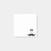 #1 Pap Black Mustache - Nummer 1 Post-it® Notes (Voorkant)