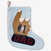 #1 Pap Ebony Teak Kleine Kerstsok (Voorkant)