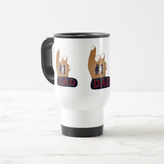 #1 Pap Ebony Teak Reisbeker (Voorkant links)