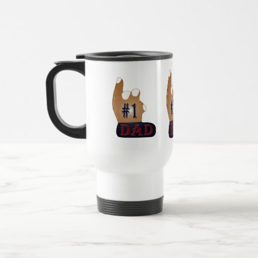 #1 Pap Ebony Teak Reisbeker (Links)