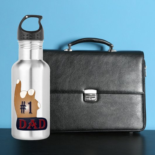 #1 Pap Ebony Teak Waterfles