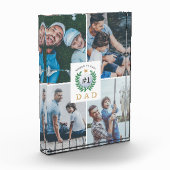 #1 Pap, Happy Fathers Day Golf Theme Foto Collage (Links)