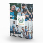 #1 Pap, Happy Fathers Day Golf Theme Foto Collage (Rechts)