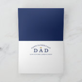 #1 Pap, Happy Fathers Day Golf Theme Kaart (Binnen)