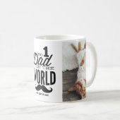 1 Pap in de Vaderdag van de World Photo Collage Koffiemok (Voorkant rechts)