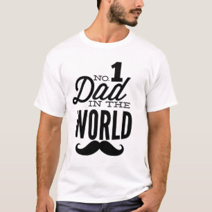 1 Pap in de World Mustache T-Shirt