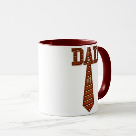 #1 Pap koffie mok (Voorkant rechts)