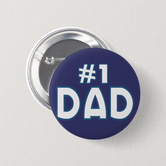 #1 Pap Ronde Button 5,7 Cm (Voorkant /achterkant)