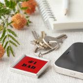 #1 Pap Sleutelhanger (Zijkant)