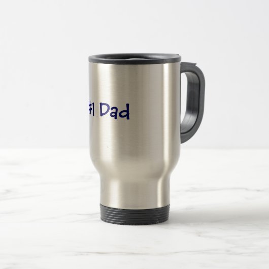#1 Pap Travel Mug Reisbeker (Voorkant rechts)