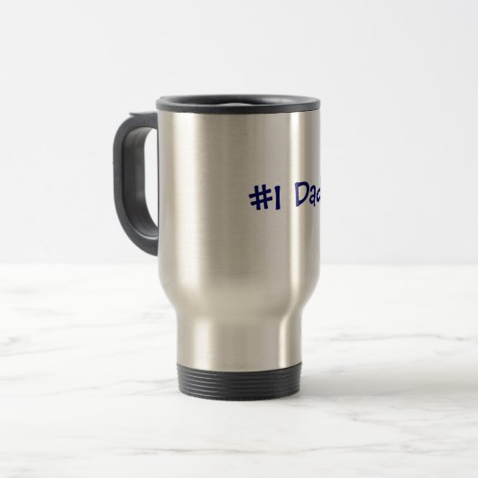 #1 Pap Travel Mug Reisbeker (Voorkant links)