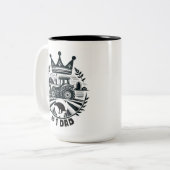 #1 Pap Tweekleurige Koffiemok (Voorkant links)
