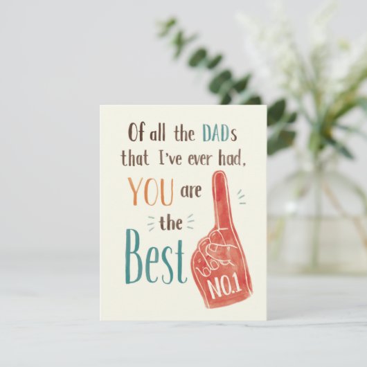1 Pap Vaderdag Kaart (Staand voorkant)