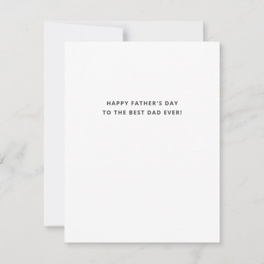 1 Pap Vaderdag Kaart (Achterkant)