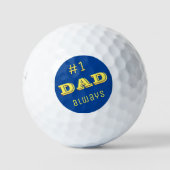 #1 Papa Altijd Helder en Moedig Golfballen (Voorkant)