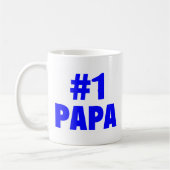 #1 Papa (blauw) Koffiemok (Links)
