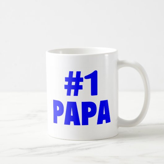 #1 Papa (blauw) Koffiemok (Rechts)